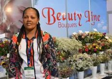 Mercy Nganga from Beauty Line Bouquets was also present and promoted their wide range of bouquets.